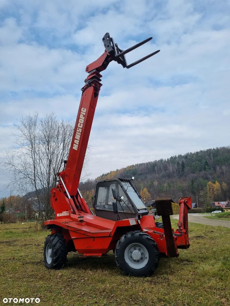 Manitou MT1230.SCP Ładowarka Teleskopowa z podporami 4x4. 13metrów Wysięg! Udzwig 3 tony. Silnik Perkins 4cyl. Import Norwegia! Perfekt stan! 3tryby skrętu. 4 biegi REWERS  Oryginał! Opony ładne. Potężna moc! - 1