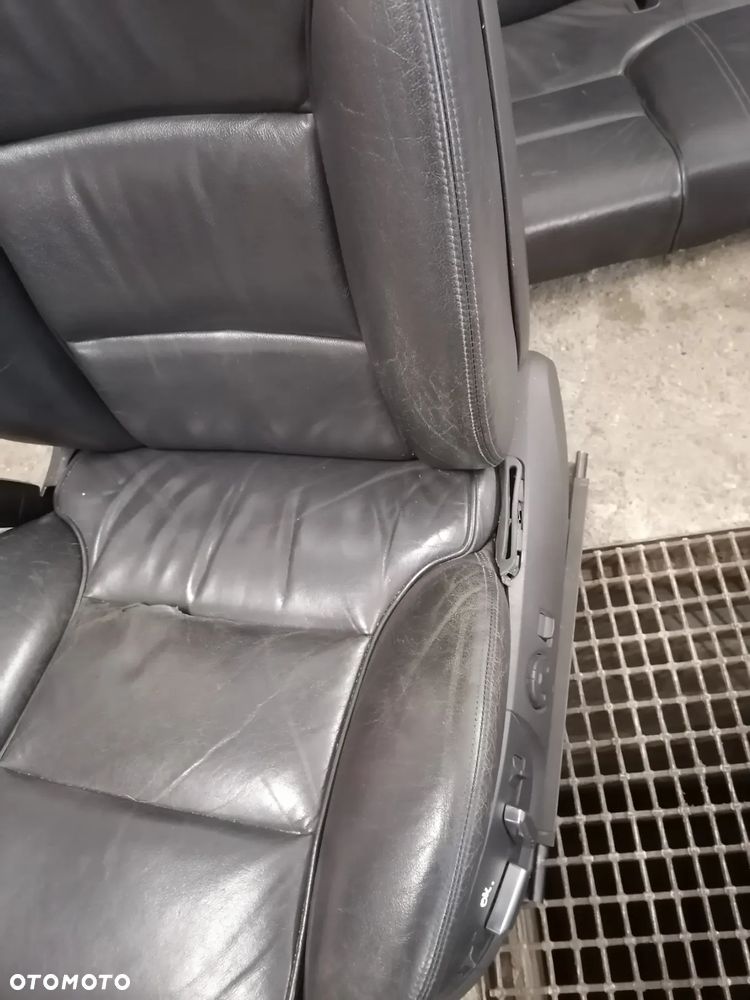 Fotele Kanapa Boczki Skóra Skórzany Czarna Audi A8 D3 EU Na Elementy - 13