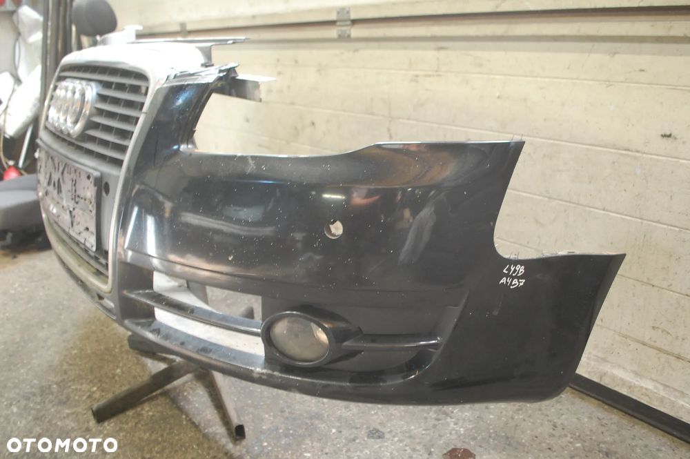 ZDERZAK PRZÓD PRZEDNI KOMPLETNY PDC Z MIEJSCEM NA CZUJNIKI LY9B AUDI A4 B7 - 3