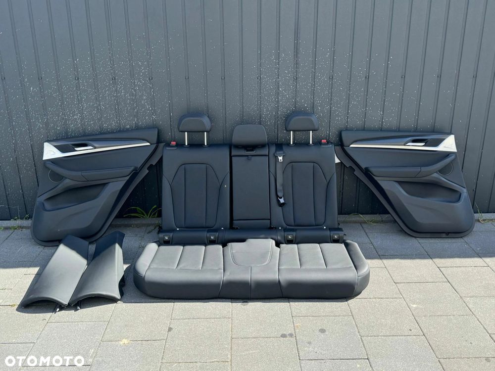 FOTELE TAPICERKA BMW X3 G01 SENSATEC PERFOROWANY CZARNE ELEKTRYCZNE GRZANE - 2