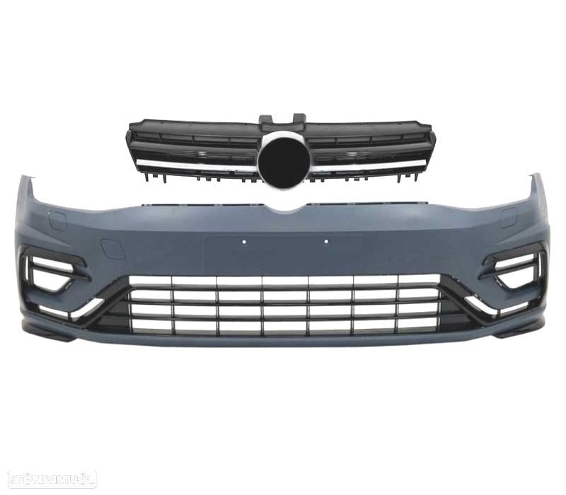 PARA-CHOQUES FRONTAL VOLKSWAGEN VW GOLF 7.5 17-19 LOOK R20 SRA - 3
