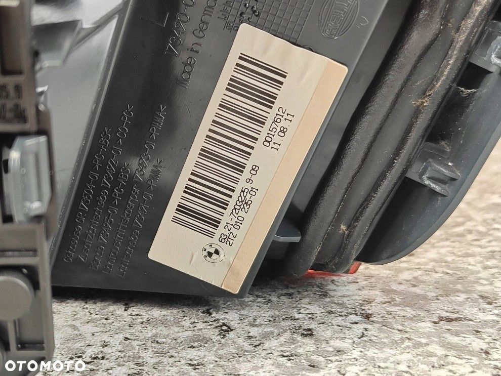 LAMPA LEWA TYLNA LED W KLAPĘ BMW SERIA 5 F10 SEDAN OE ORYGINAŁ 7203225 - 7