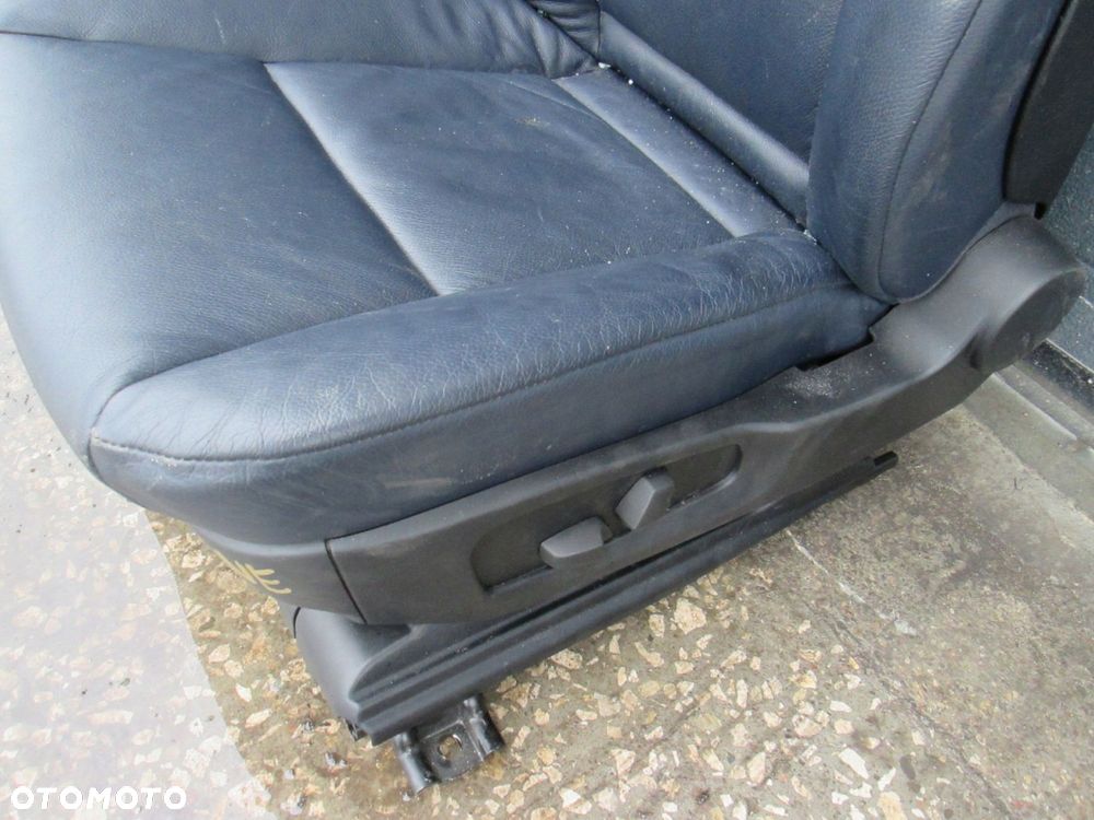 BMW E61 LCI FOTELE SKÓRZANE KANAPA KPL GRZANE ELE - 7