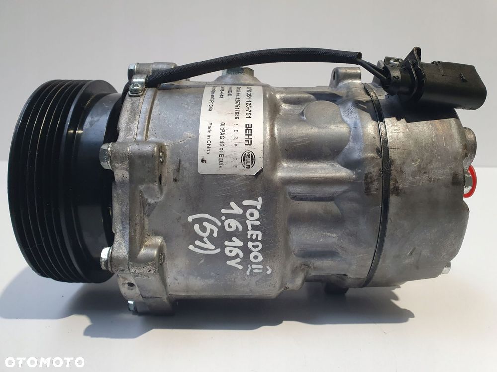 SPRĘŻARKA KLIMATYZACJI Seat Toledo II 1.6 16V pompa 8FK351125 - 4