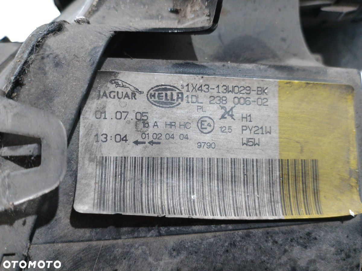 LAMPA PRZÓD PRAWA JAGUAR X-TYPE 1X43X-13W029-BK 1DL238006-02 - 6