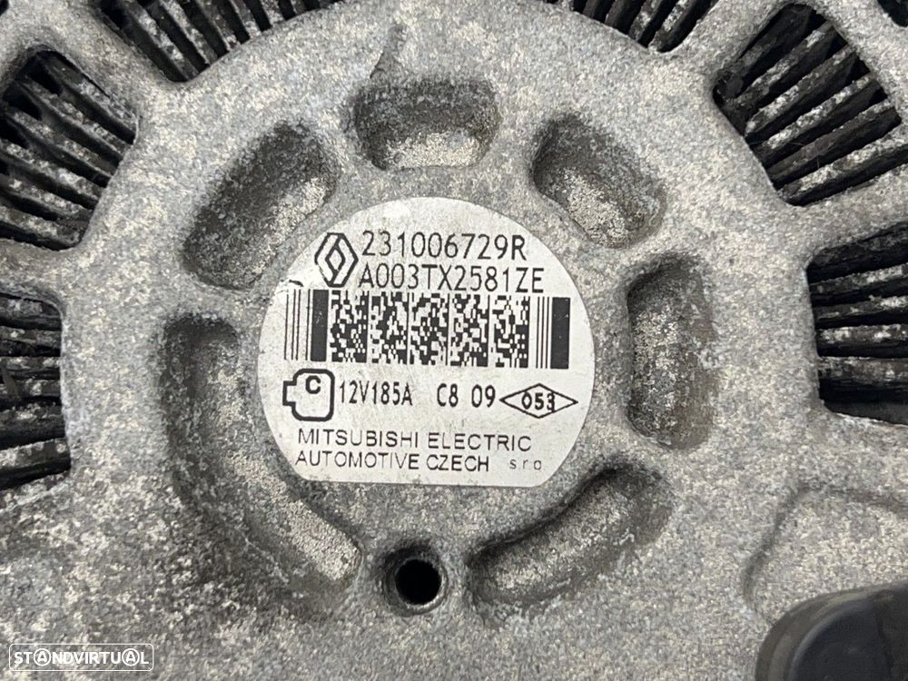 Alternador FIAT TALENTO (296_) 1.6 D REF. 231006729R MOTOR R9M413 - 6