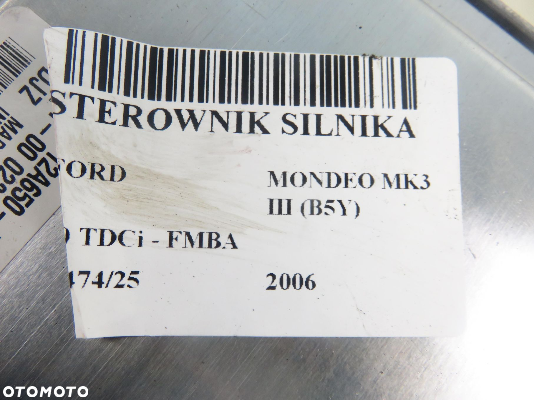 STEROWNIK FORD MONDEO MK3 III (B5Y) 2.0 TDCi - FMBA 6S7112A650BC - 3