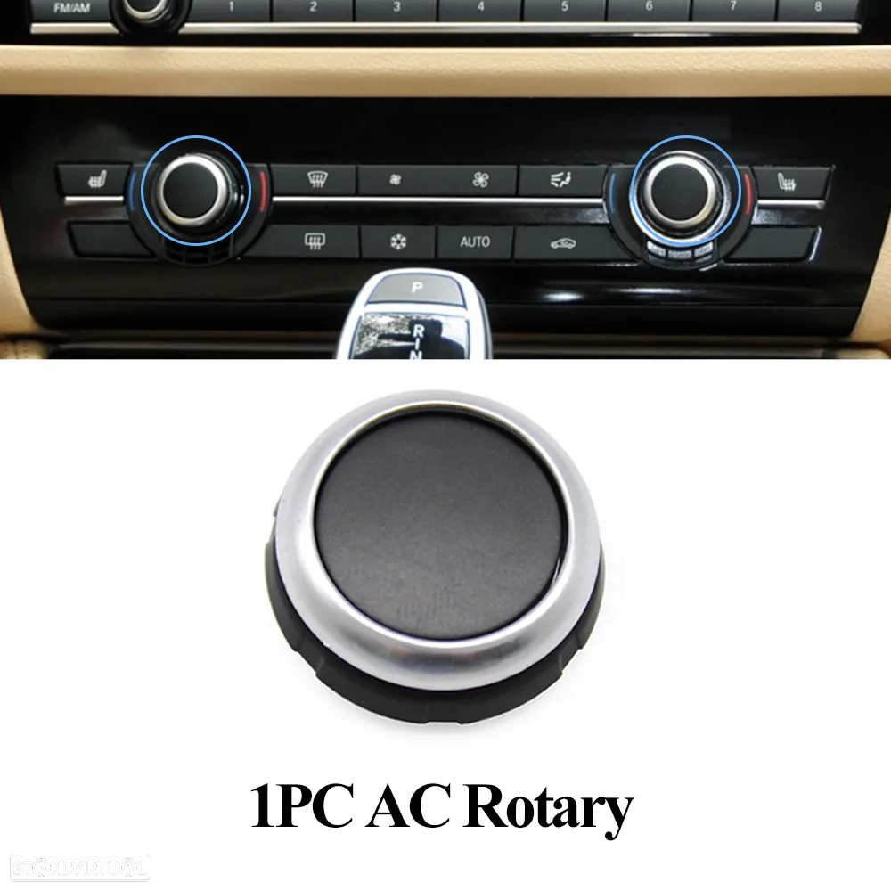 Botões Ar-condicionado Áudio e outros BMW série 5, 6, 7, X5, X6 - 6
