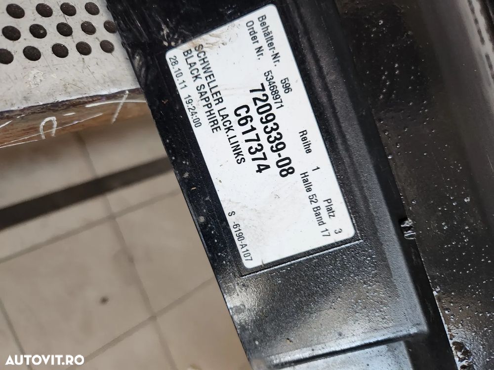 Praguri Prag Stanga Dreapta Bmw F01 F02 F03 F04 Cod  Cod  Prag Bmw F01 F02 F03 F04 Dezmembrez Bmw F - 6