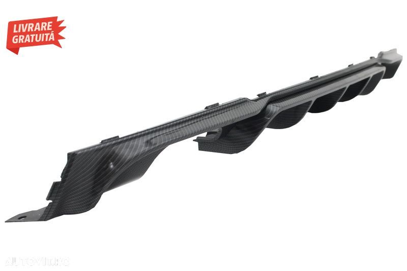 Prelungire Bara Fata cu Difuzor Bara Spate BMW Seria 3 F30 F31 (2011-up) M Perform- livrare gratuita - 8