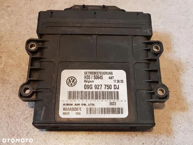 Komputer sterownik Skrzyni biegów 09G927750DJ VW AUDI SEAT SKODA