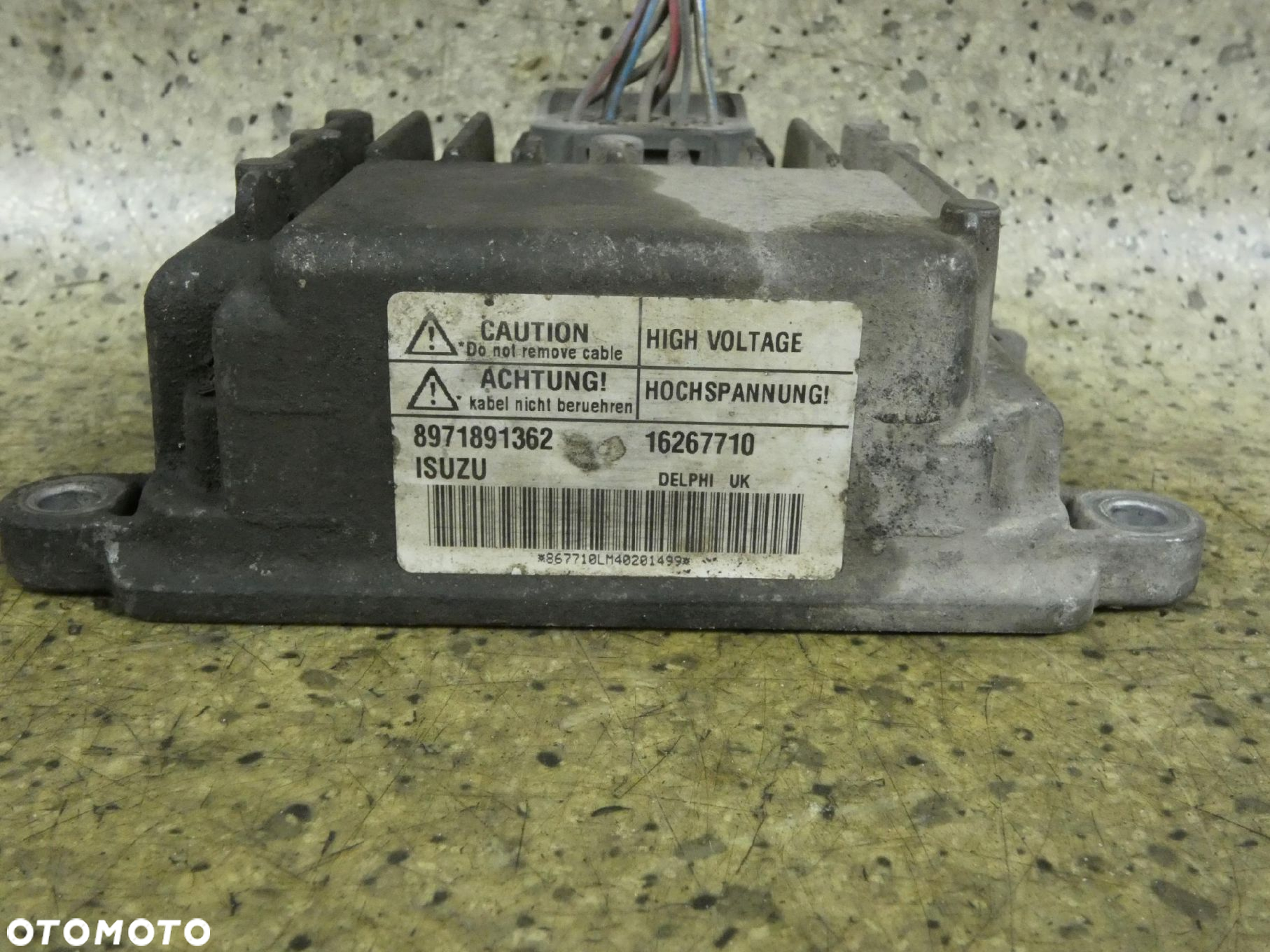 Oe 8971891362 16267710 Moduł Sterownik Pompy Wtryskowej Opel 1.7 Dti - 3
