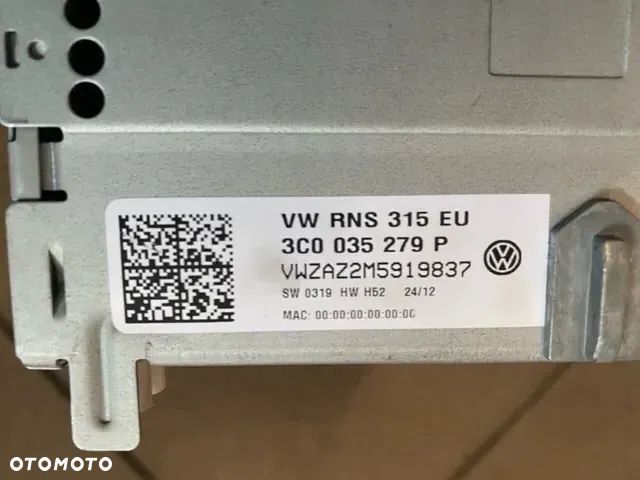 RADIO NAWIGACJA VW VOLKSWAGEN PASSAT B6 3C0035279P - 3