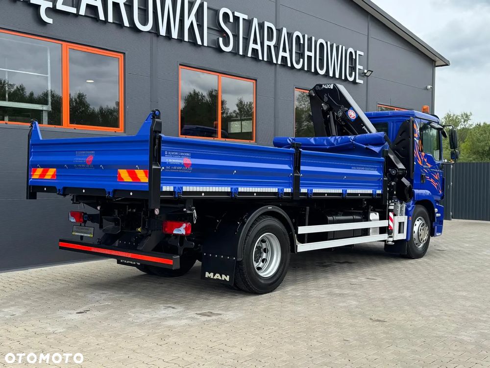 MAN TGM TGL TGS 18.250 // E6 // wywrotka + HDS HMF z pilotem // 4x2 // budowlanka // kiper wywrot żuraw dzwig kran crane - 10