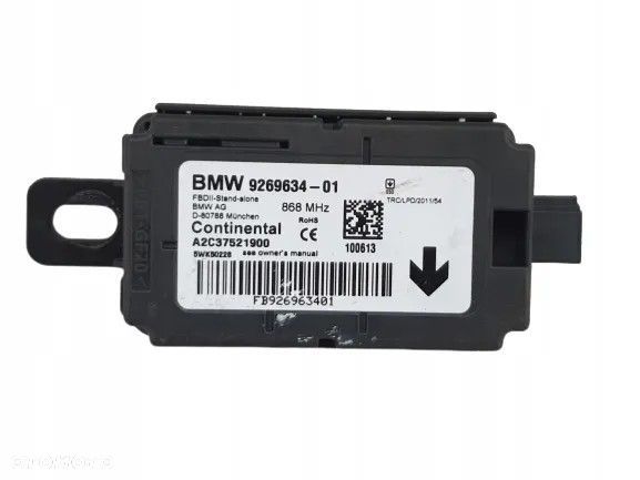 MODUŁ STEROWNIK ALARMU 9269634 BMW F30 F20 F31 - 1