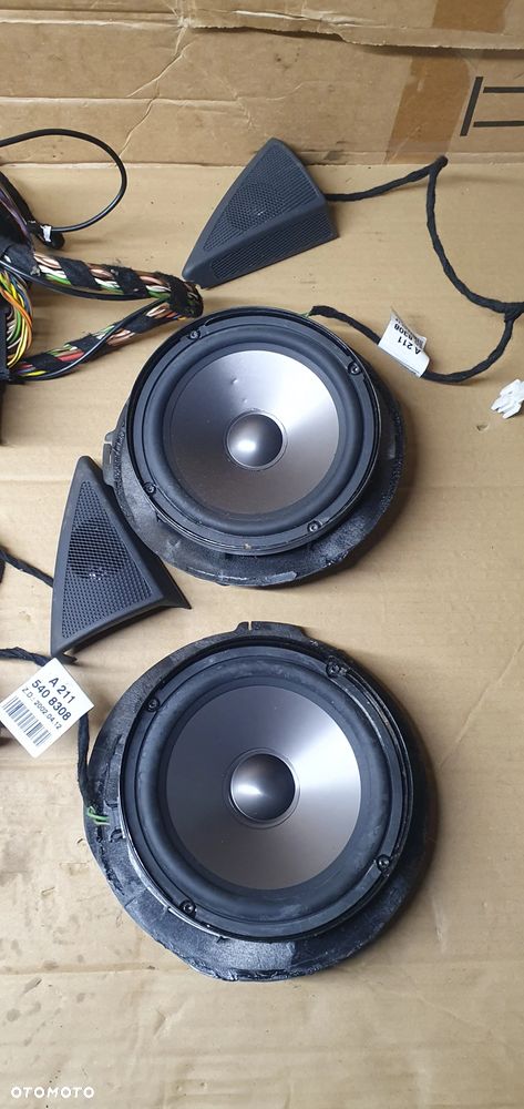 Głośnik drzwi lewy prawy przód tył wzmacniacz HARMAN KARDON Mercedes E-Klasa W211 A2118274542 - 5