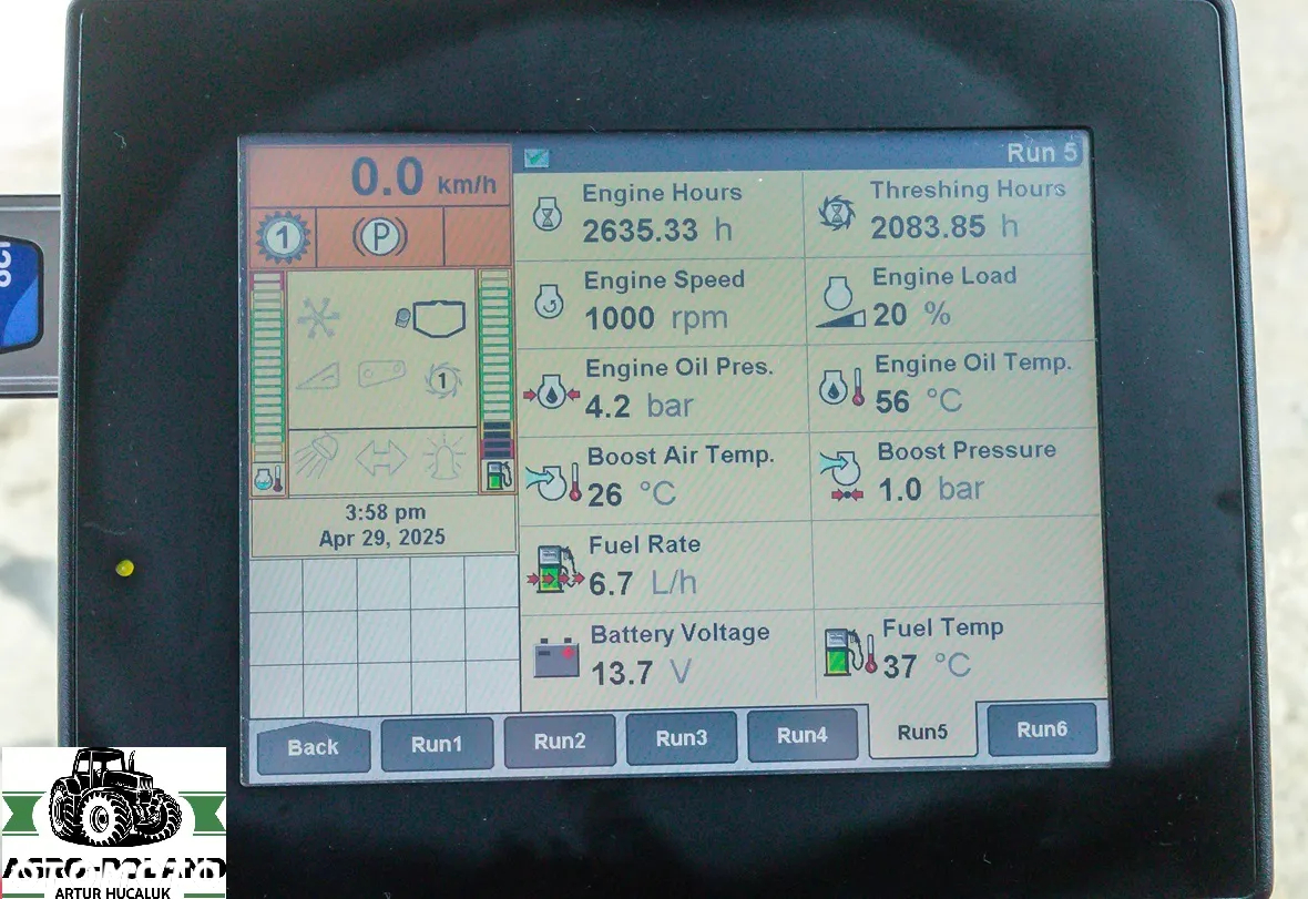 Case IH 8120 - 2009 ROK - 2083/2634 h + CASE VARIO - 7,32 M - GPS - POZIOMOWANIE - WAGA - 7