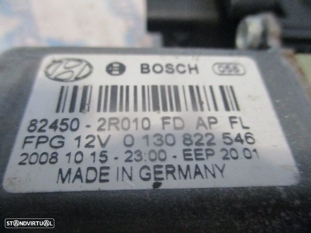 Motor Elevador Vidro 824502R010  0130822546 HYUNDAI I30 2010 1.6CRDI  16V 115CV 5P CINZA F ESQ - 4