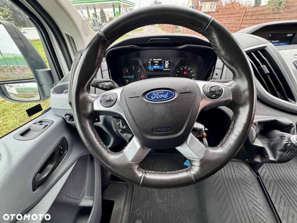 Ford TRANSIT drzwi z kabiny do paki drzwi 180 Faktura VAT 23% 170km tdci brutto klimatyzacja podgrzewane siedzenia czujniki L1H2 H2L2 l2h2 SUPER STAN wysoki średni / krótki konwój ochrona - 20