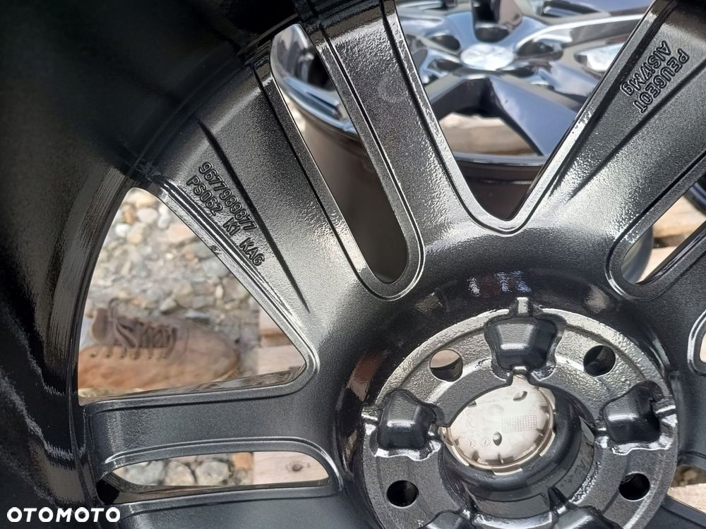 peugeot 308 t9 felgi 18" 5x108 et48 8j jak nowe grafit 9677989877 - 6