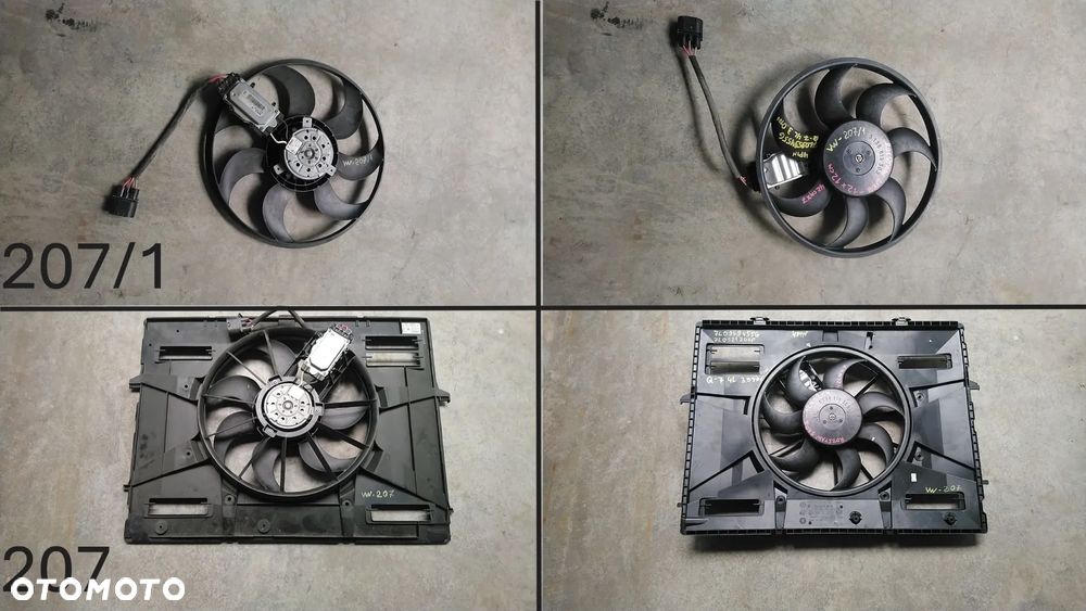 VW-001-399 WENTYLATOR CHŁODNICY VW AUDI SEAT SKODA - 31