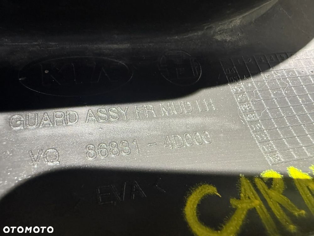 Chlapacz lewy Kia Carnival II przód tył 86831-4D000 86841-4D100 - 3