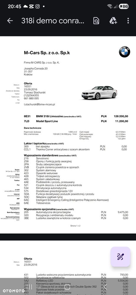 BMW Seria 3 318i Sport Line - 28