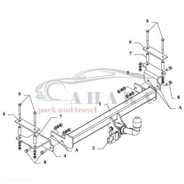 Hak Holowniczy Automat Do Daewoo Nexia Sedan 1995-1997 - 2