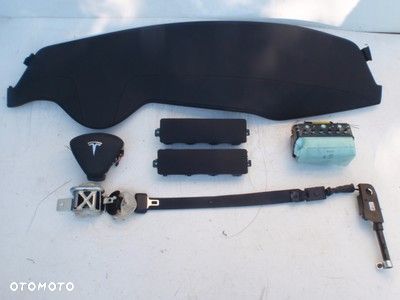 TESLA S X PODUSZKA AIRBAG KURTYNA DACHOWA AIR BAG DESKA KONSOLA PODUSZKI PASY PAS - 13