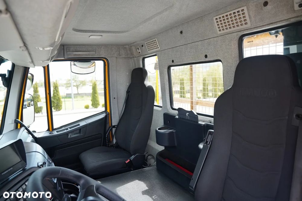Iveco STRALIS 420 / 8X4 / LAWETA / PLATFORMA 10 M / NAJAZDY HYDRAULICZNE / 2 OSIE PODNOSZONE I SKRĘTNE / CAŁA NA PODUSZKACH / KAMERA / - 31