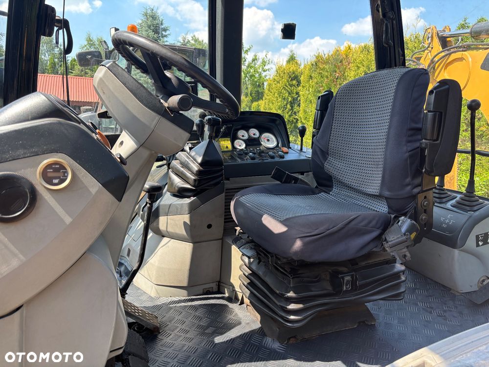 Caterpillar CAT 428E 2008r 4x4 koparko ładowarka teleskop widły rekin - 21