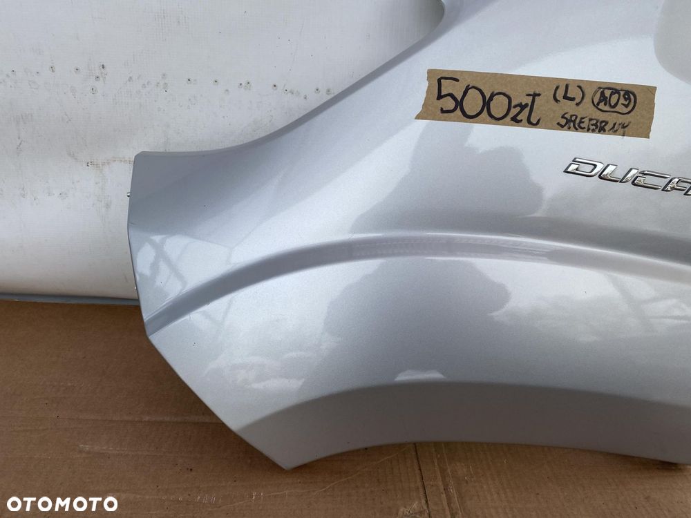 DUCATO BOXER JUMPER 14- BŁOTNIK PRZEDNI LEWY PRZÓD SREBRNY - 3