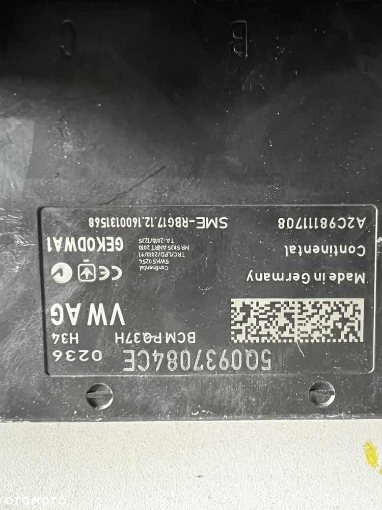 AUDI SKODA SUPERB III MODUŁ KOMFORTU 5Q0937084CE - 2