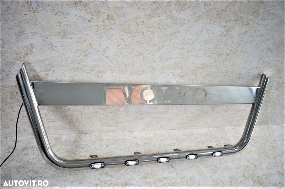 Bullbar grila, bara proiectoare cu 5 LED-uri incluse, Volvo FH4, Euro 6 - 4