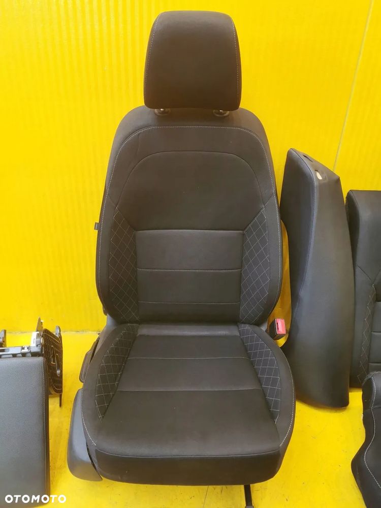 Skoda Superb III SEDAN FOTEL FOTELE KANAPA BOCZKI TUNEL CZARNY KOMPLET 17r. - 12