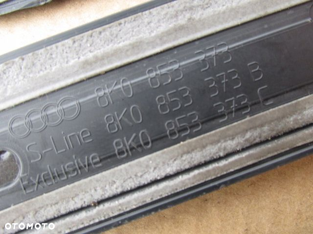 Audi A4 B8 kombi Nakładka listwa progowa 8K0853376 komplet - 8