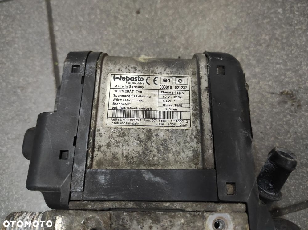WEBASTO OGRZEWANIE POSTOJOWE PIEC ZUHEIZER DIESEL PME 1K0815065P VW AUDI SEAT SKODA WYSYŁKA !!!! - 4