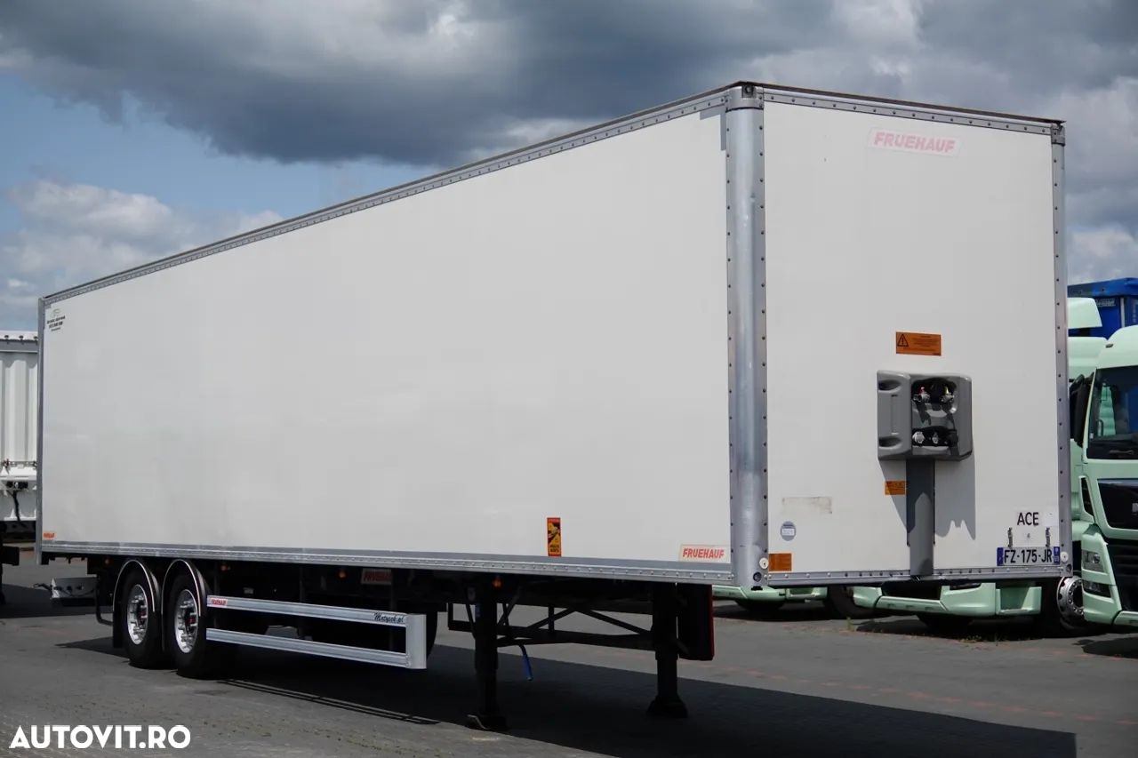 Fruehauf CONTAINER / KOFFER / 2 AXE / SAF / 2021 / PODEA FOARTE REZISTENTĂ: ȘINĂ - 1