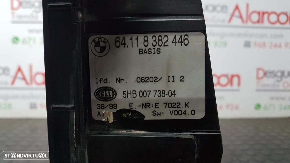 COMANDO CLIMATIZADOR BMW SERIE 3 COUPE (E46) 330 CI - 8