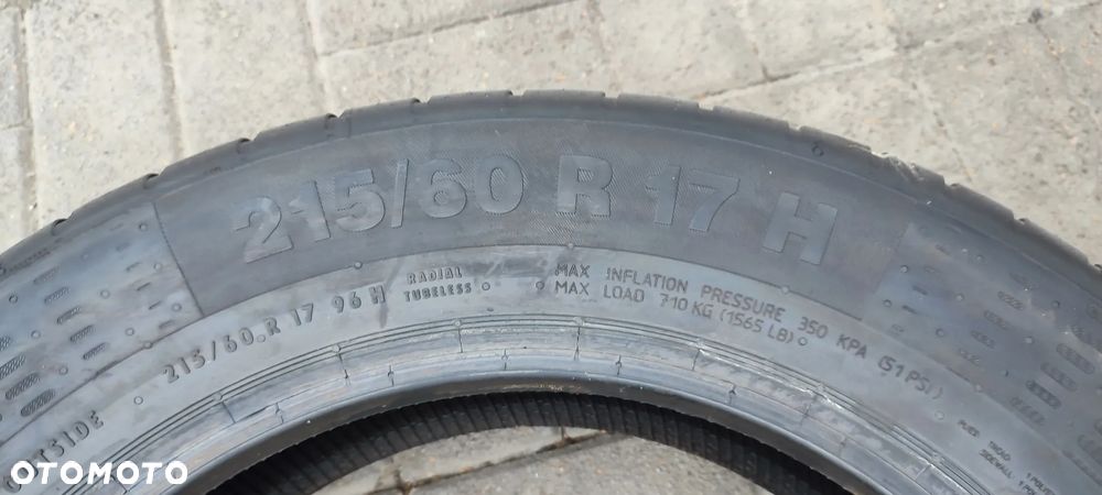 OPONY LETNIE 215/60R17 CONTINENTAL CONTI ECOCONTACT 5 (4317) LATO 4 SZTUKI KOMPLET - 6