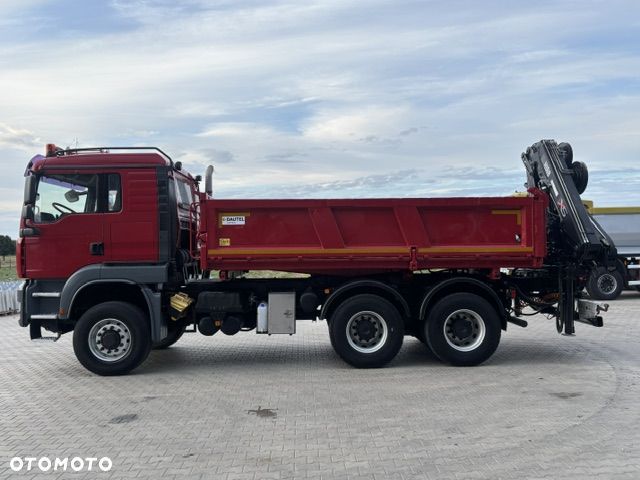 MAN TGA 26.430 Kipper Dautel Hydroburta 6x6 HDS stan idealny - 11
