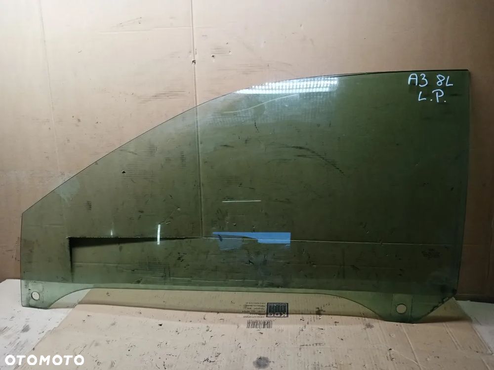 Szyba drzwi lewy przód przednia lewa Audi A3 8L AS2 - 1