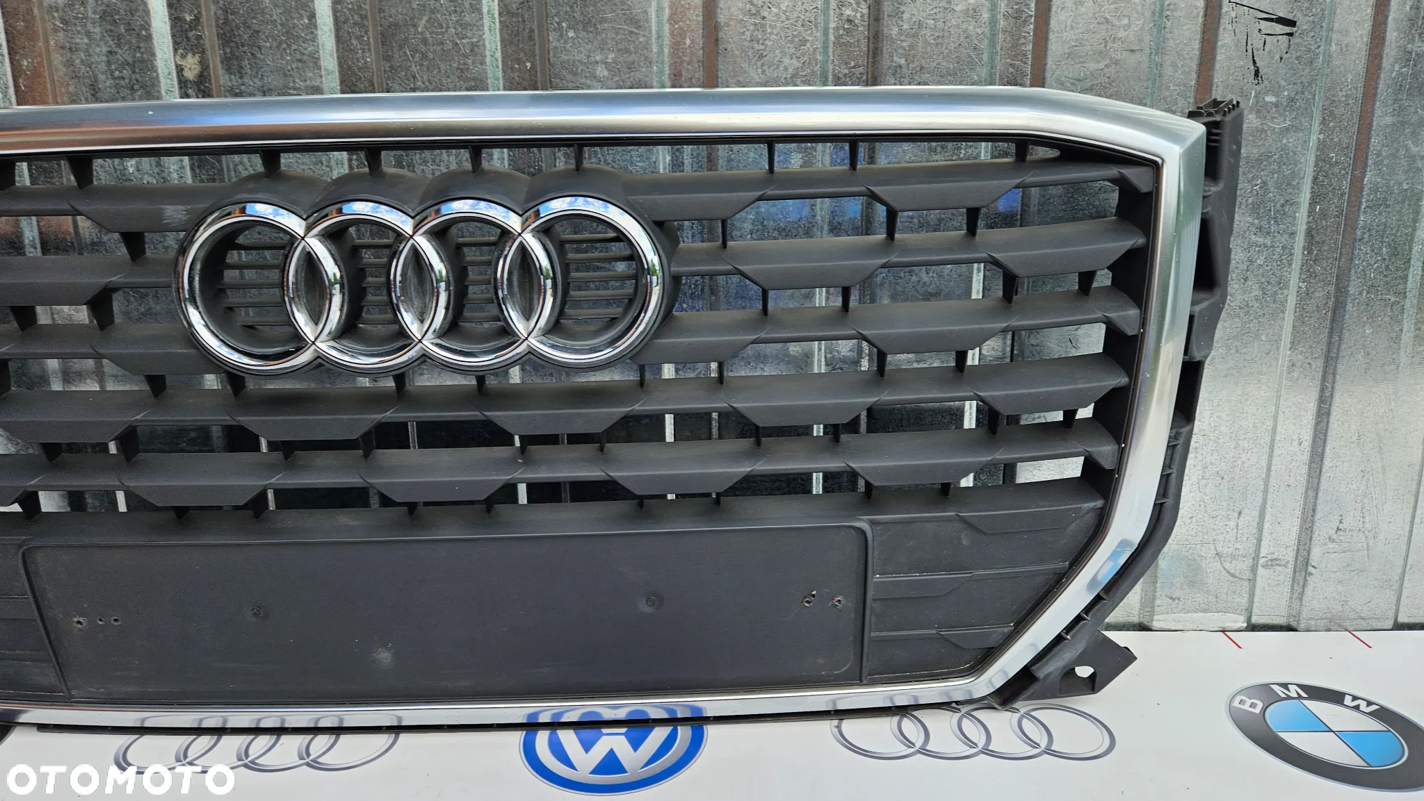 AUDI Q2 81A 2016-2019 Atrapa zderzaka przedniego Grill Kratka środkowa Atrapa chłodnicy 81A853651  ŁADNY - 7