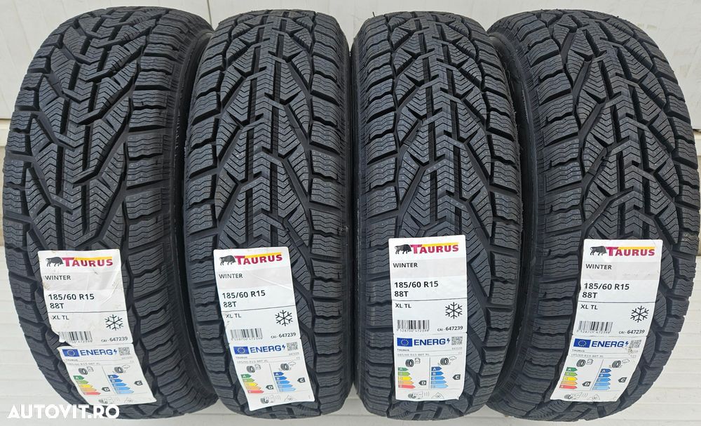 185/60 R15, 88T, TAURUS Winter (by Michelin), Anvelope de iarna M+S - 1