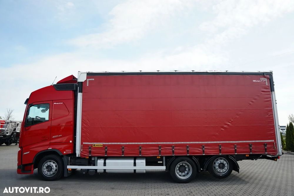 Volvo FH 460 / FIRANKA 7,4 M / I-SAVE / I-PARK COOL / OŚ PODNOSZONA / SKRĘTNA /  / PLANDEKA ZBROJONA - 9