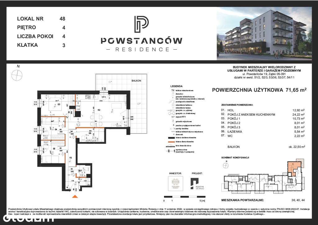 Mieszkanie w nowej inwestycji - centrum Ząbek – M48