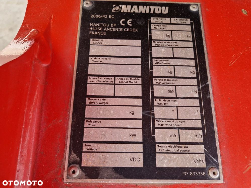 Manitou 200 ATJ jak Genie Z-60/34 R397 - 9