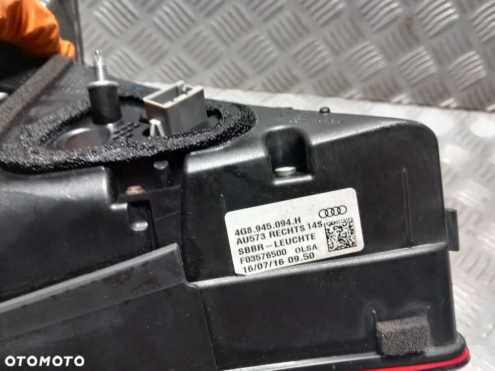 AUDI A7 C7 LIFT LAMPA PRAWA TYLNA PRAWY TYŁ W KLAPE LED - 7