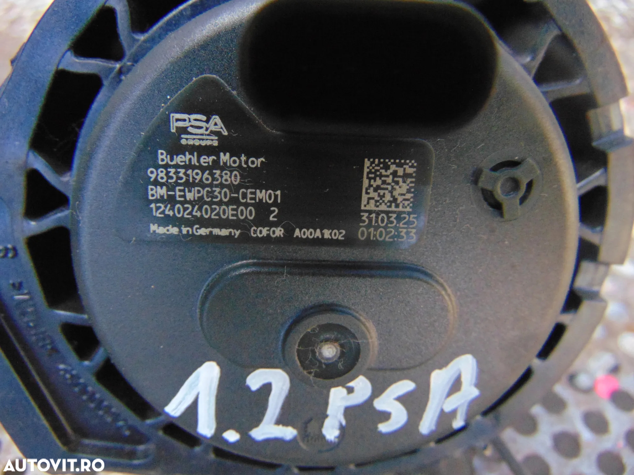 Pompa apa auxiliara Opel 1.2 mokka grandland Peugeot Citroen cod 9833196380 c3 c4 c5 208 2008 308 3008 5008 aircross corsa f pompa apa electrica - 3