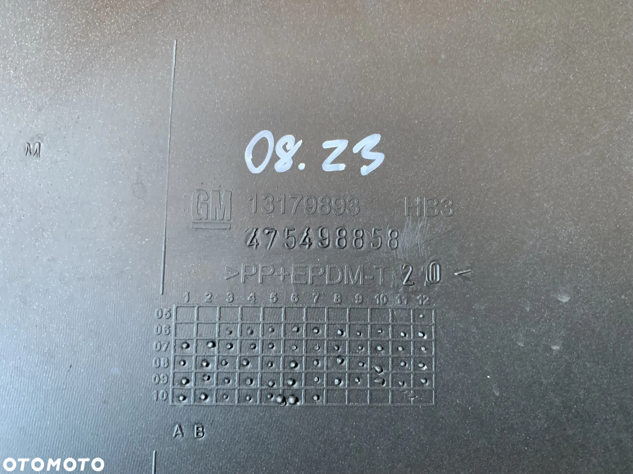 Opel Corsa D 06r 3D Zderzak tyl tylny 2006 ROWER - 6